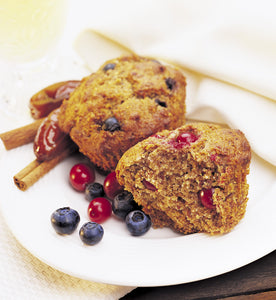 Vegan Spelt Blueberry Muffins